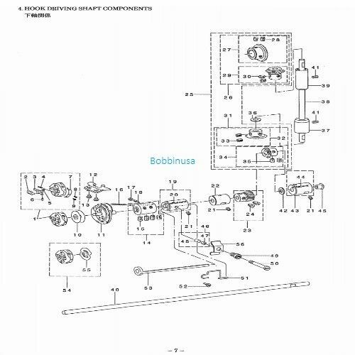 Titanium Bobbin Juki Button Hole LBH-781 Genuine
