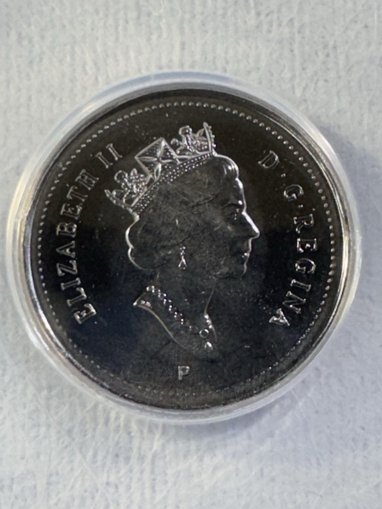 2001-P Canada 10 Cents Graded MS 68 by ANACS