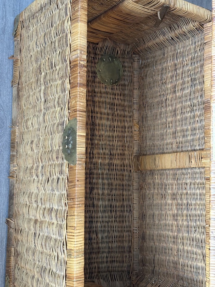 Vintage Bamboo Chest