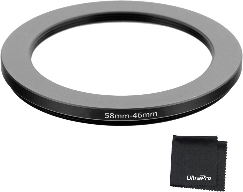 Step-Down Adapter Ring 58Mm Lens to 46Mm Filter Size