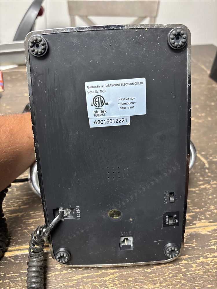 Retro Found Line Telephone