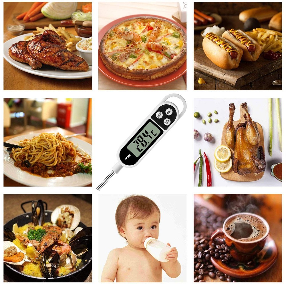 Digital Instant Read Meat Thermometer - Fast & Accurate Temperature Readings