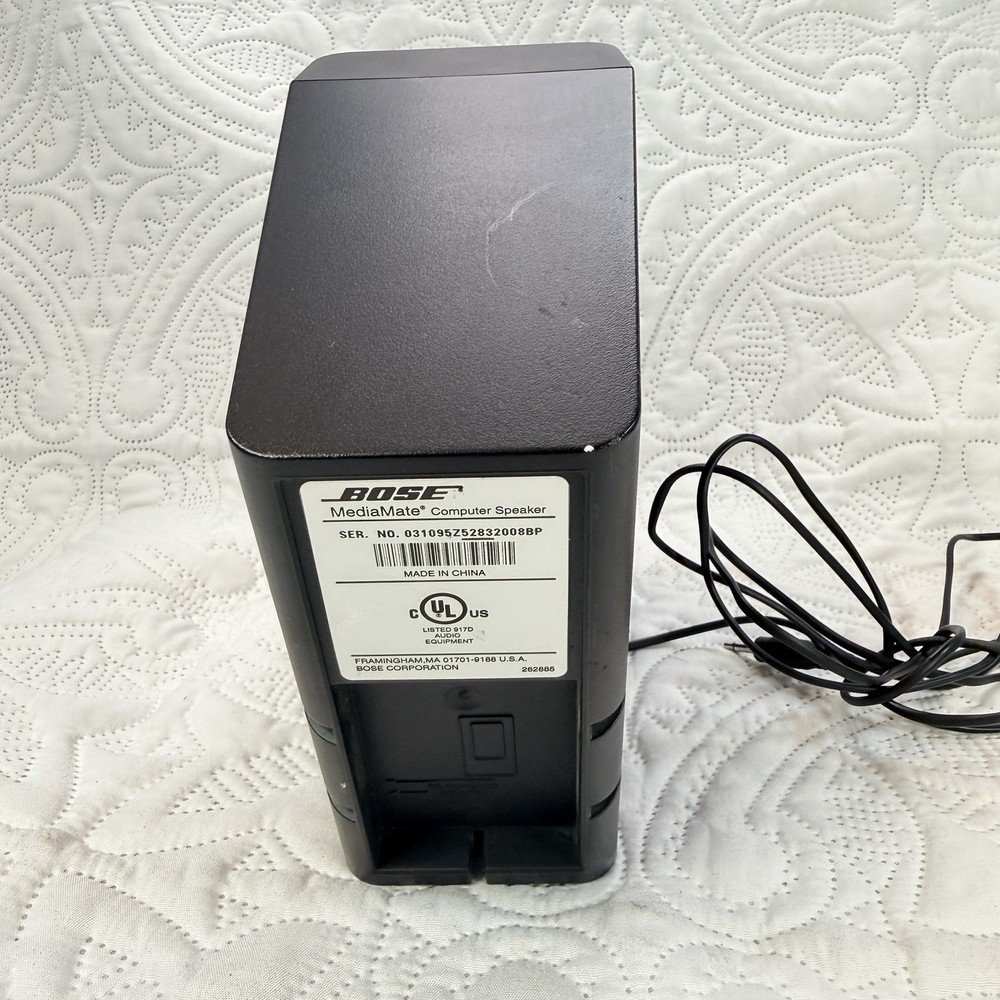Bose MediaMate Computer Speaker Single Only Black Wired Replacement