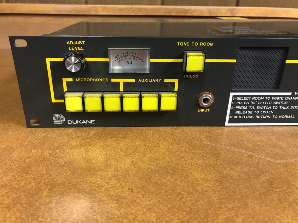 Dukane 1A953 Intercom Control Panel