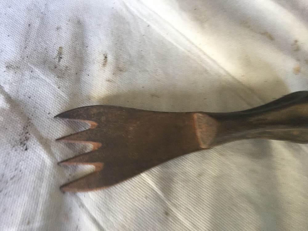 Primitive Metal Hand Tool—- Fork Style