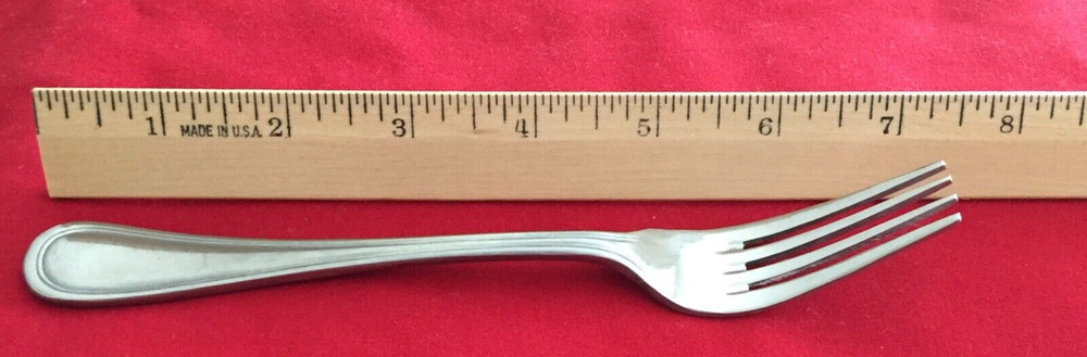 Adams Burch Unbranded Rounded Tip Dinner Fork 7 1/4" Stainless Steel Flatware