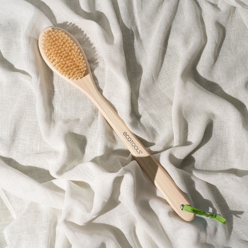 EcoTools Bath Bristle Brush, for Cleansing & Exfoliating, 1 Count