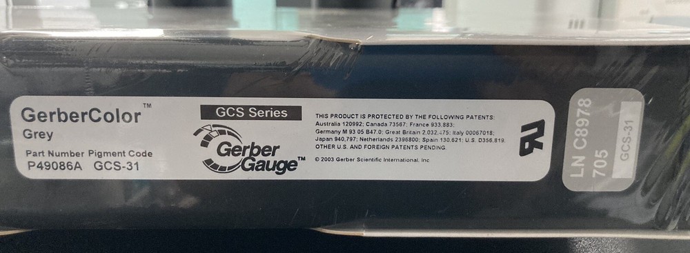 Edge 2 GREY Gerbercolor Thermal Transfer Foils GCS 31