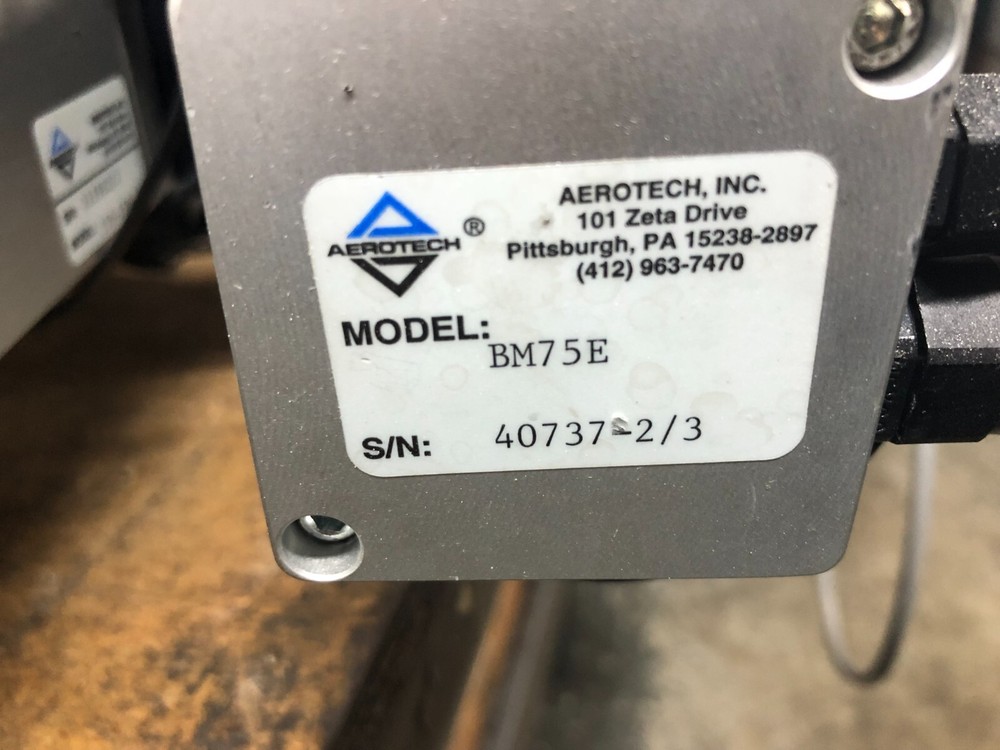 Aerotech BM75E with ACCUDEX 2 axis and vacuum rotary system