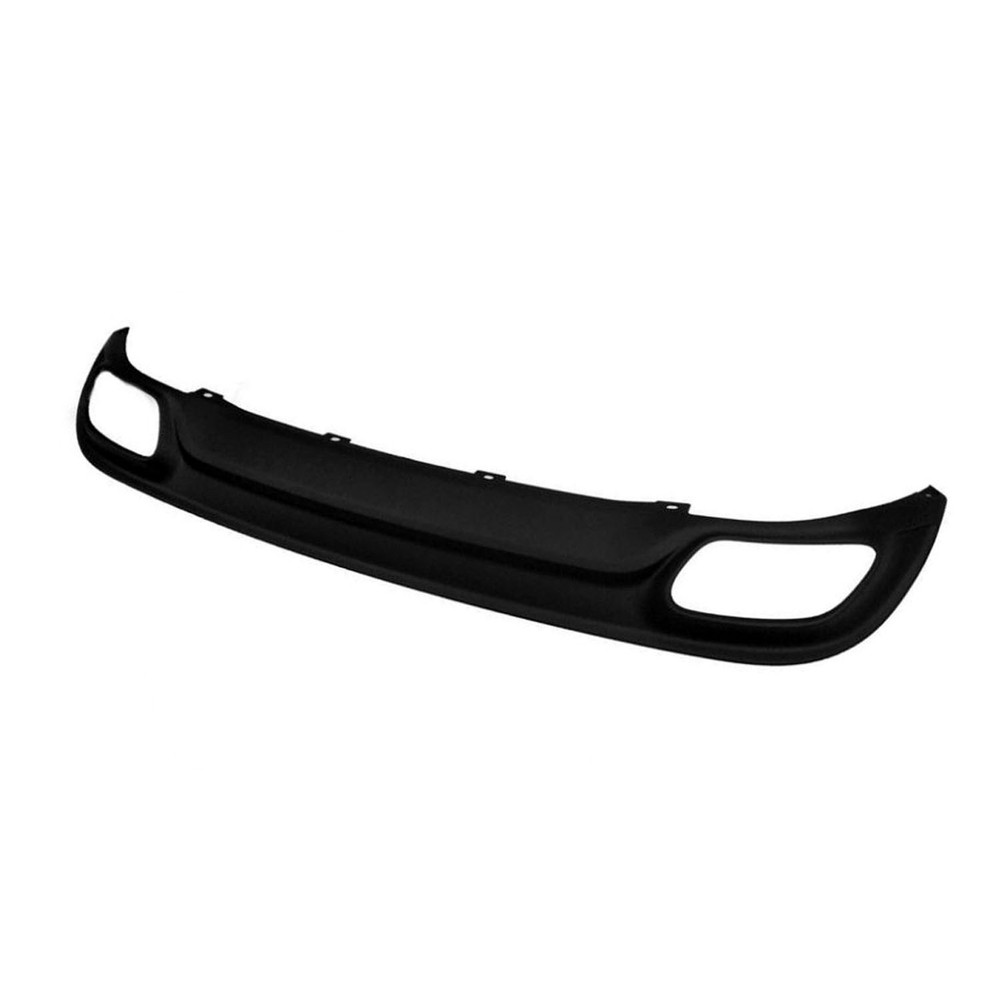 Replacement Black Textured Polypropylene Rear Lower Valance Panel