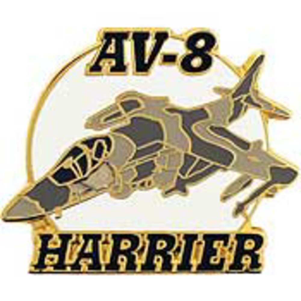 EagleEmblems P62313 PIN-APL,AV-8 Harrier,CAMO (1.5'')