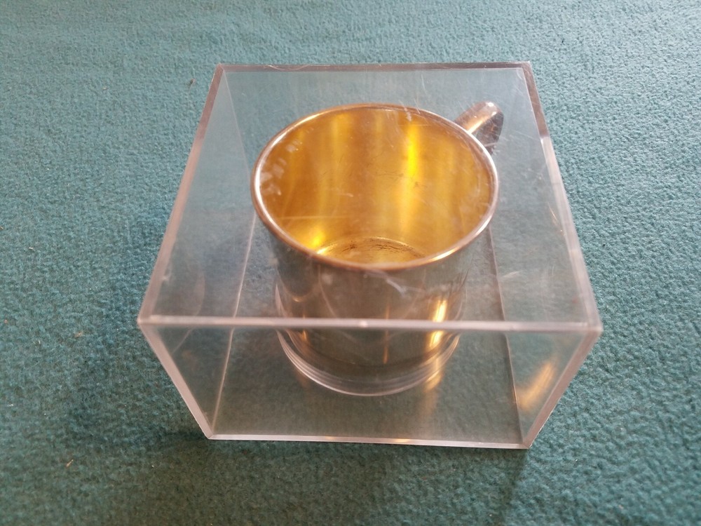 Oneida Silver Engraved Cup BBA 11-1-77 w/Case *READ