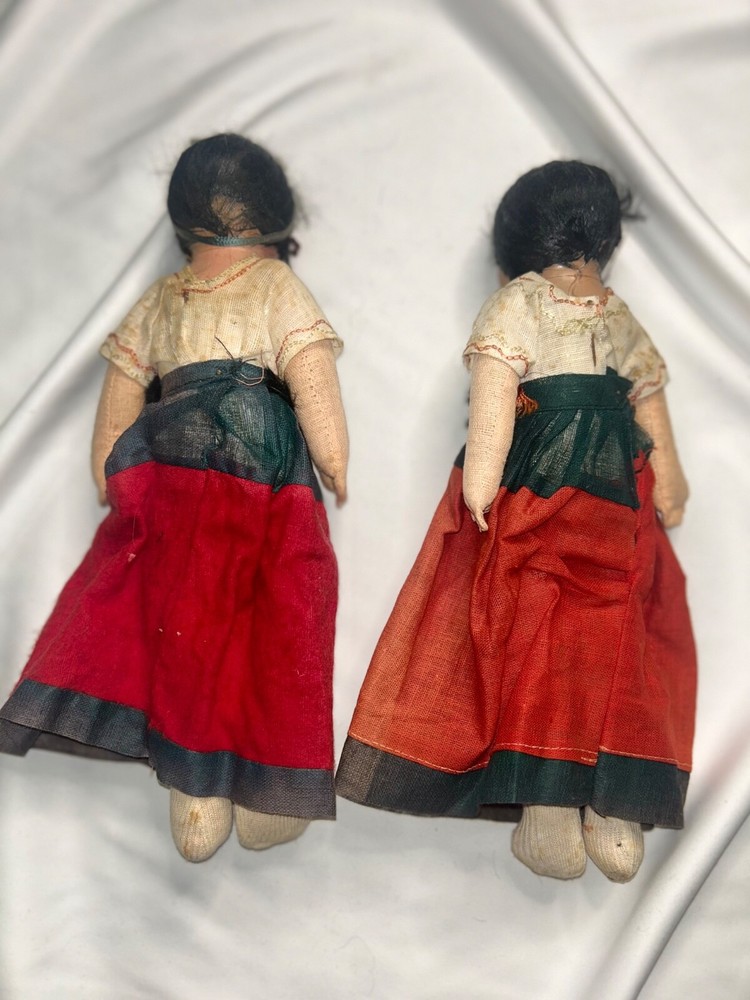 Mexican Vintage Dolls Haunted Cursed Sisters