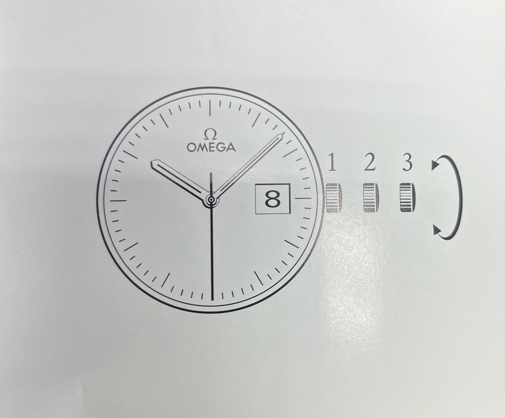Omega watch Original operating Instructions booklet