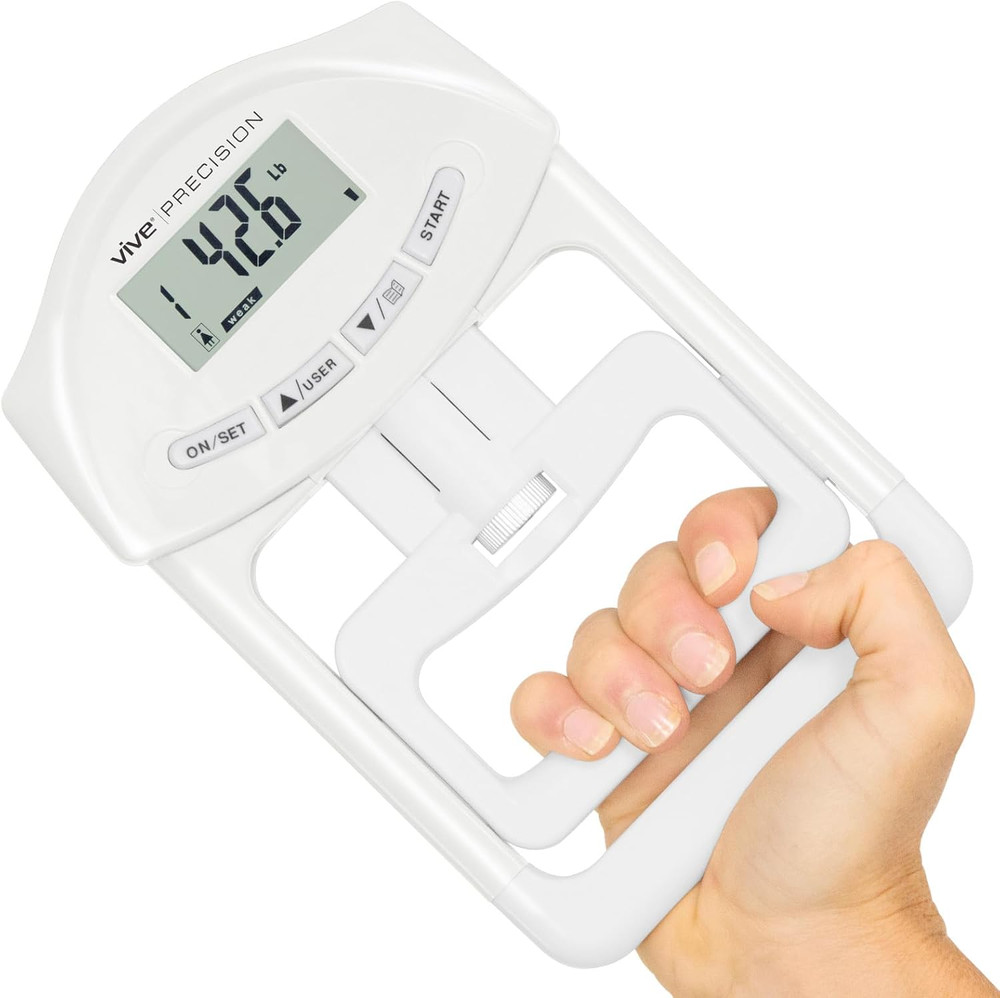 Grip Strength Tester - Hand Grip Dynamometer - Handheld Digital Grip Measurement