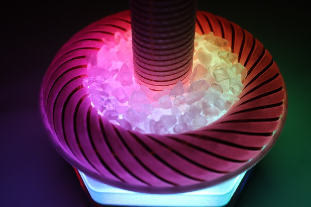 Rose quartz based Orgone Energy Well Generator