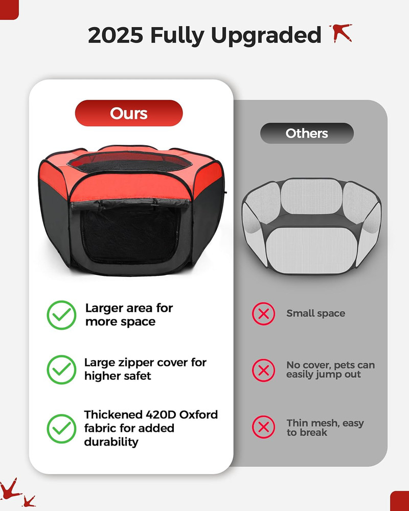 Brooder Box for Chick, Large Brooder for 15 Chicks, Breathable Mesh Ventilation,