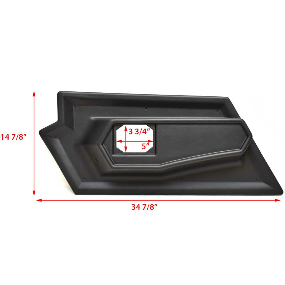 MasterCraft Boat Blank Side Panel 542031 | NXT Armrest Black