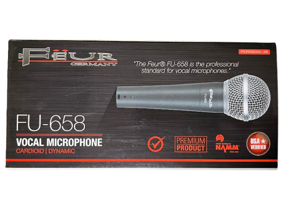 FEUR Professional Microphone Cardioid Dynamic FU-658