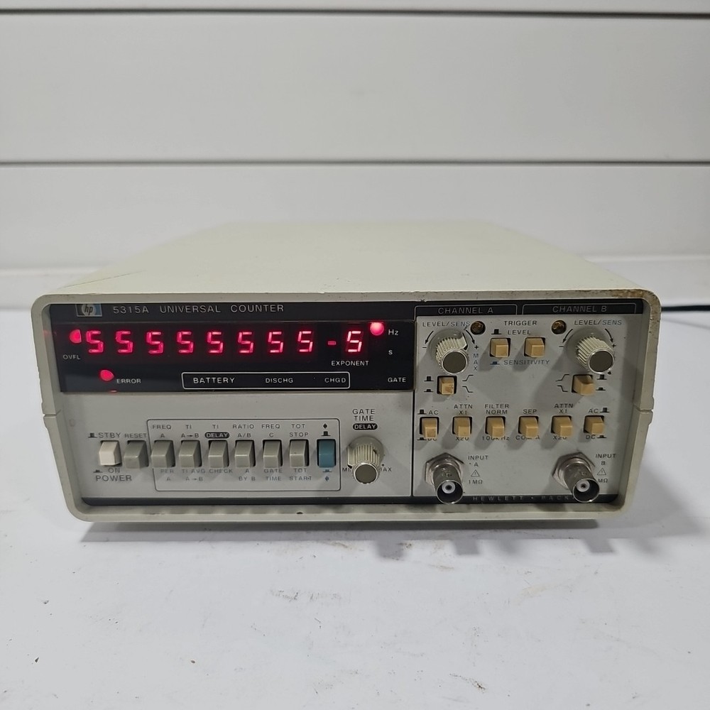 HP/Keysight Agilent 5315A Universal Frequency Counter Working