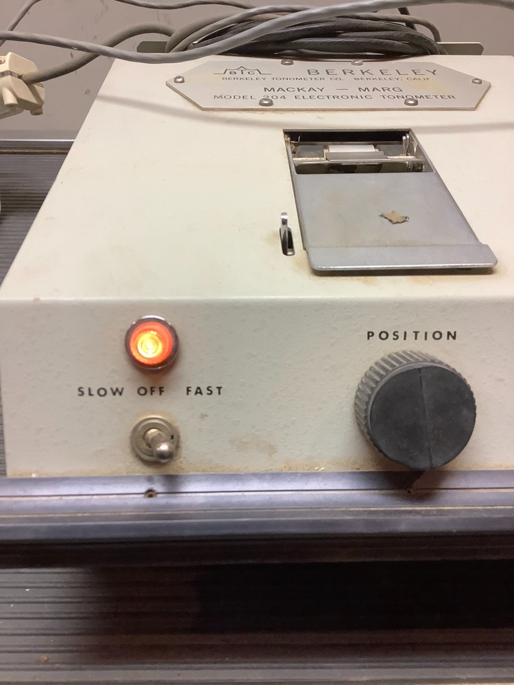 BTC Berkeley Tonometer Co. Mackay-Marg Model 204 Electronic Tonometer