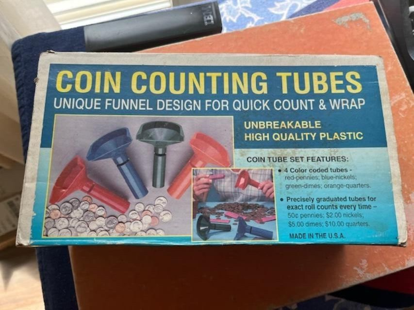 Coin Counting MMF Industries Assorted Coin Multi colored Counting Tubes. Wrapper