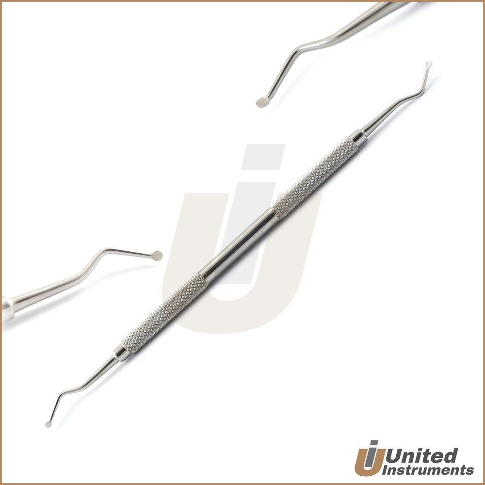 3Pcs Endodontic Spoon Excavators Composite Cavity Carious Double End Instruments