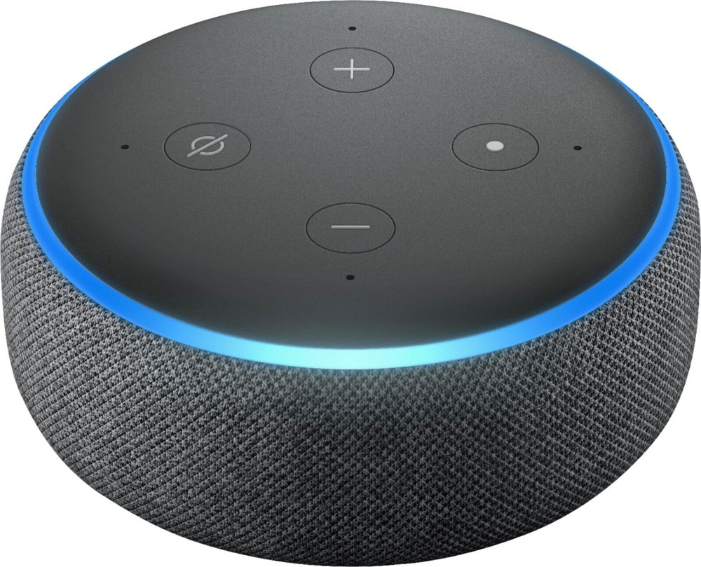 Amazon Echo Dot 3rd Generation Smart Speaker with Alexa Voice Control Charcoal