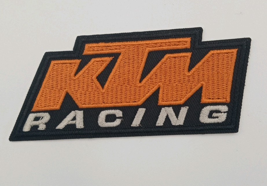 KTM Racing Embroidered Iron On Patch