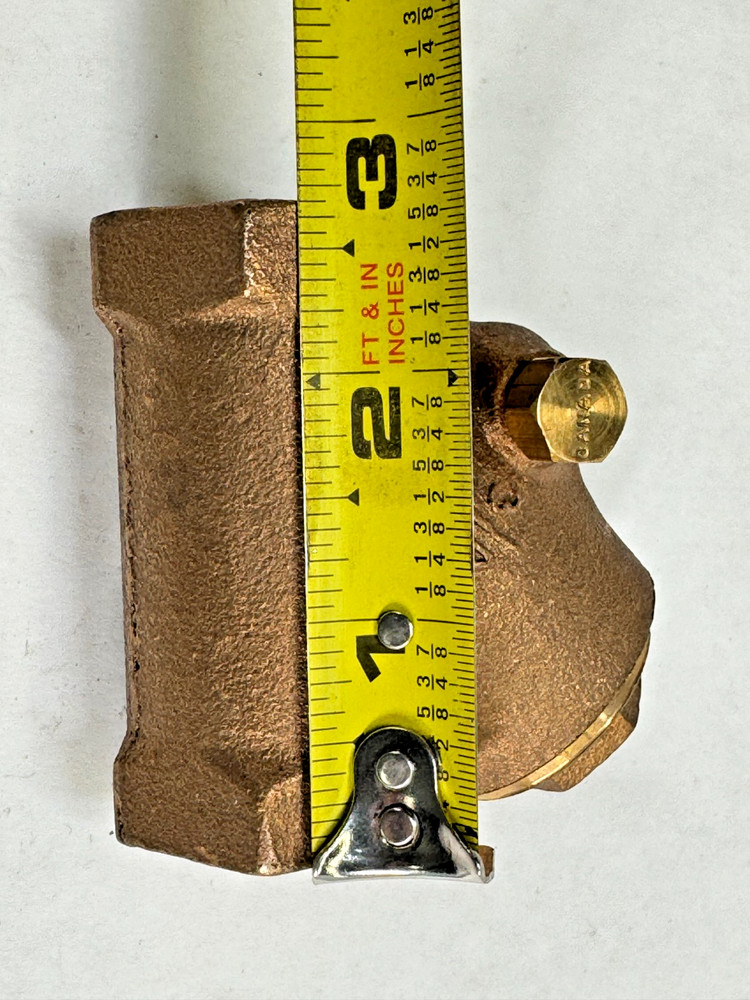 CRANE Fig: 36 Bronze Y-Pattern Swing Check Valve 3/4" NPT Thread 200-S / 400-CWP