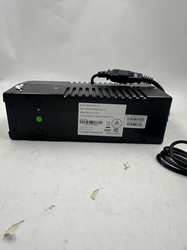 SMART POWER SYSTEMS SBP650UPLUS-T BATTERY BACKUP