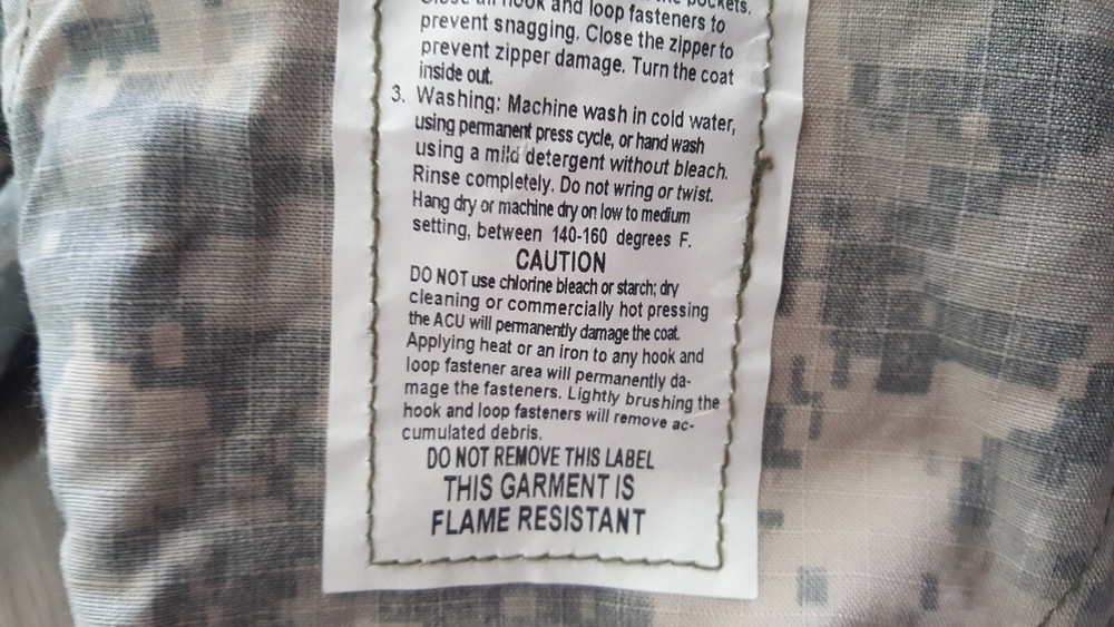 Army Combat Uniform Coat FR Medium Long Digital Camo NWT