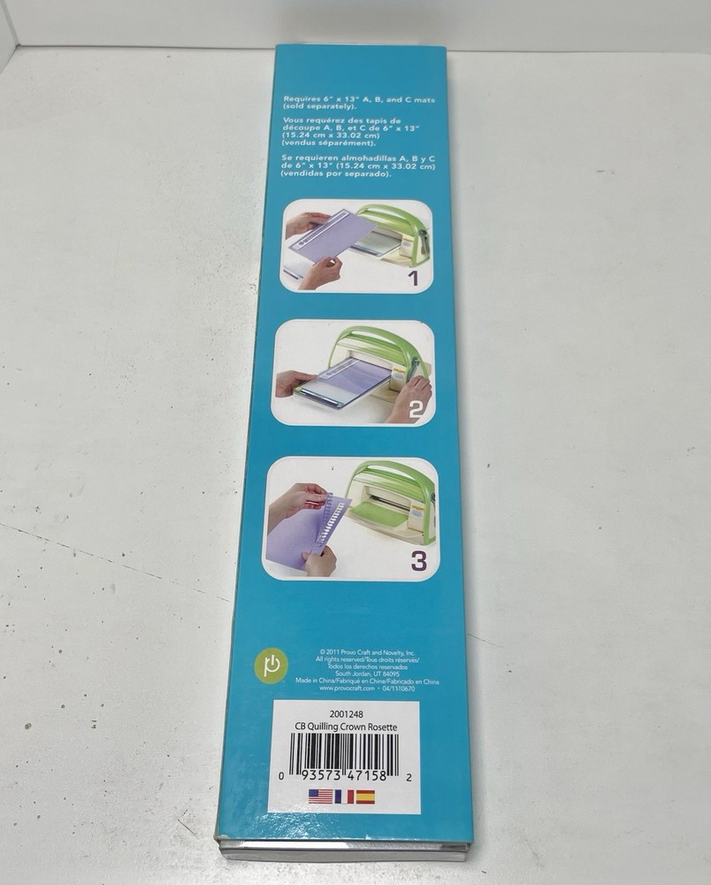 Provo Craft Cuttlebug Quilling Crown Rosette Kit