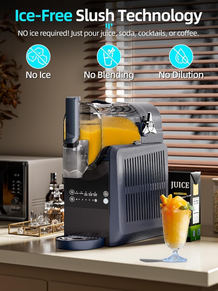Multi-Functional Home Slushie Machine W/ 5 Preset Programs, Frozen Drink Machine