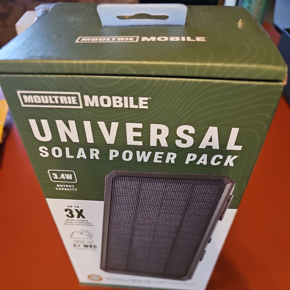 Moultrie Universal Solar Power Pack 3.4W - Sealed