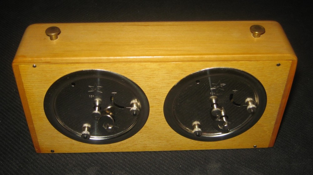 Pristine 1950s Alpha German Chess Clock Timer Model # 507 with Original Box