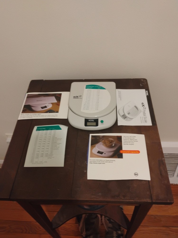 Royal Exacta EX2 Digital Postal Scale White Auto-Off Display