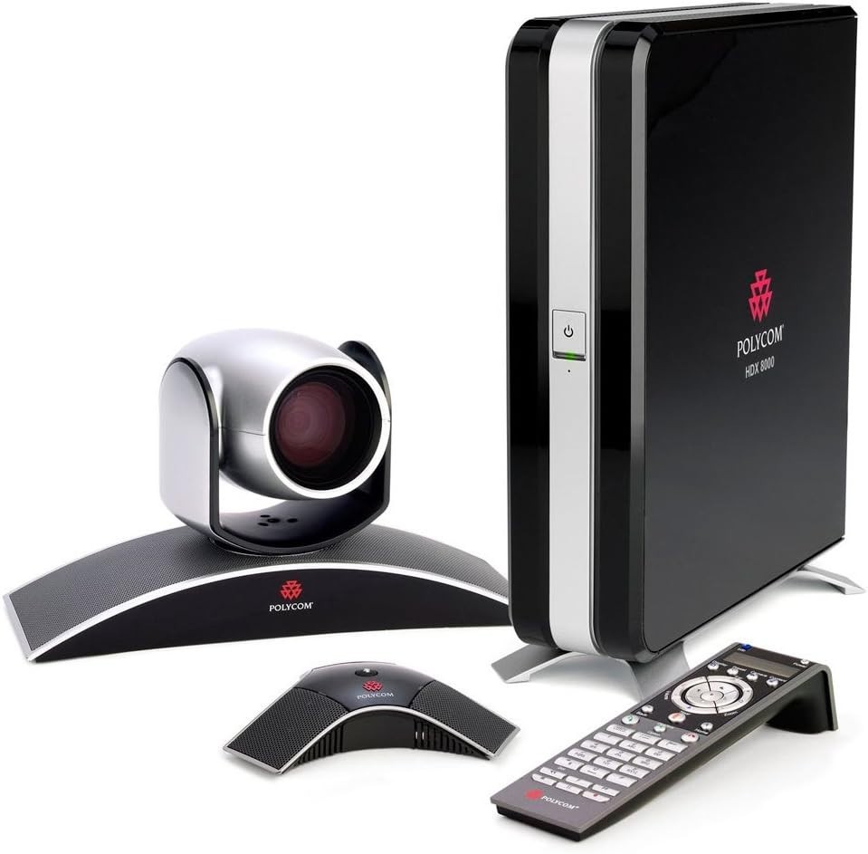 Polycom HDX 8000 1080 + 4-site Multi-Point License Pre-Loaded Bundle