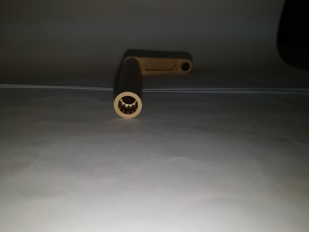 Beige Window Handle 3 3/16" in Plastic Tan