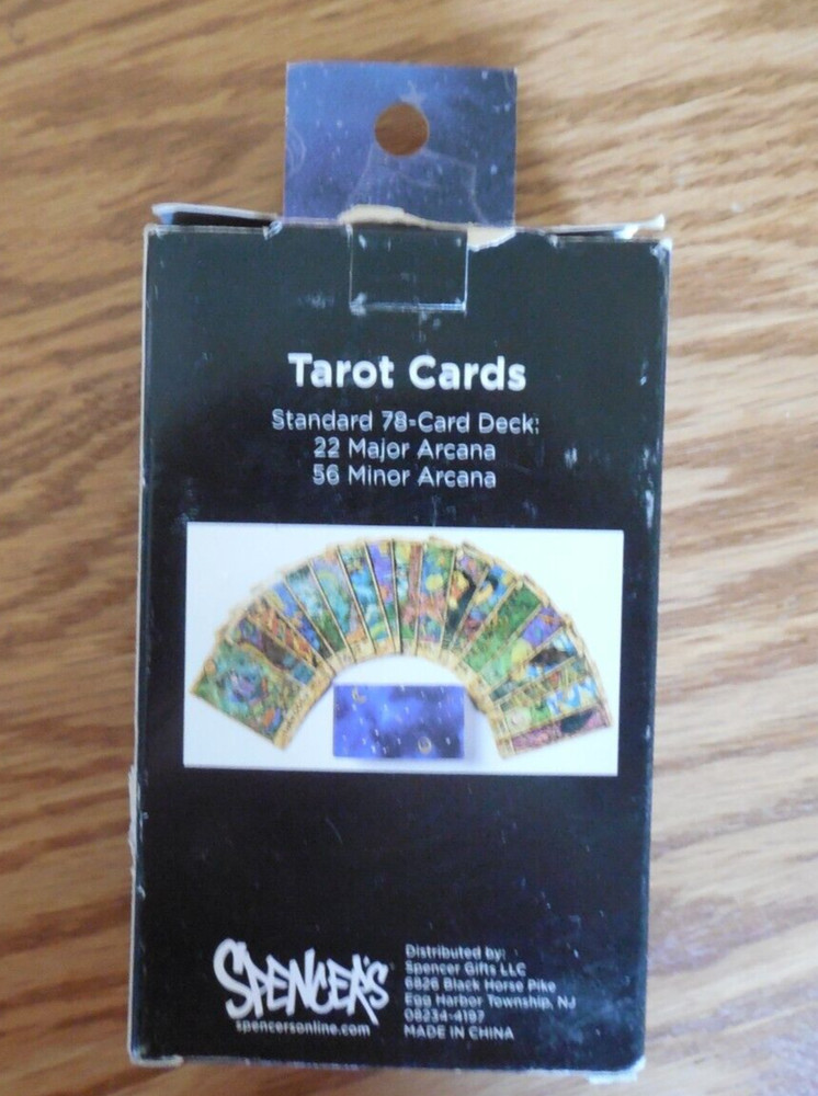 EUC Spencer's "Tarot Deck" w 78 Cards Ages 14+