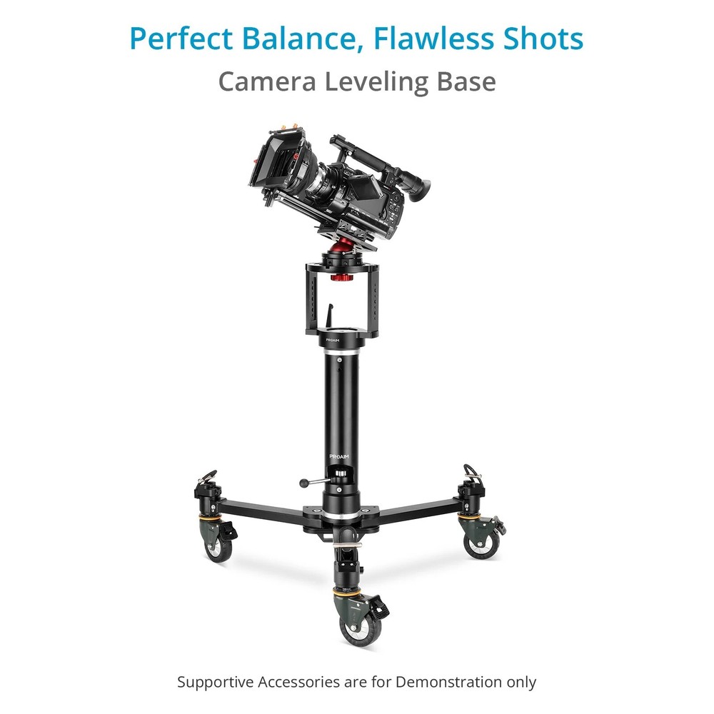 Proaim Camera Support Leveling Base – Mitchell & 3/8” Base Mount (P-LB1-01)