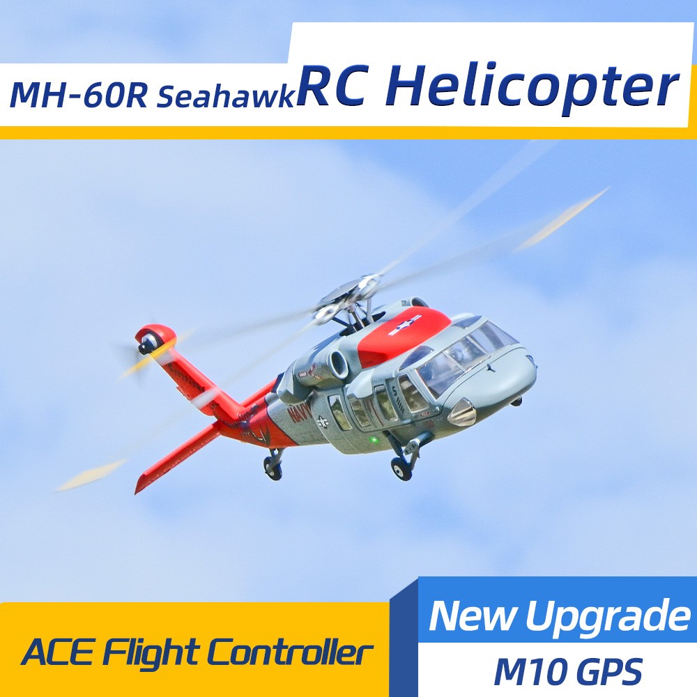 Flywing RTF MH-60R 4-Blade M10 GPS Helicopter w/ ACE Flight Controller