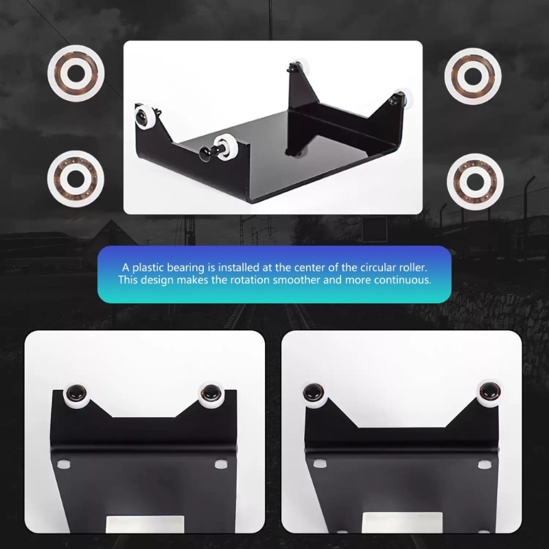 Darkroom Film Processing Development Supplies Manual Rolling Rinse Holder