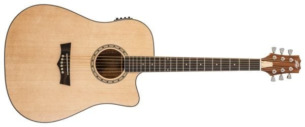 Delta Woods® DW-2 CE™ Solid Top Cutaway Acoustic-Electric Guitar with Electronic