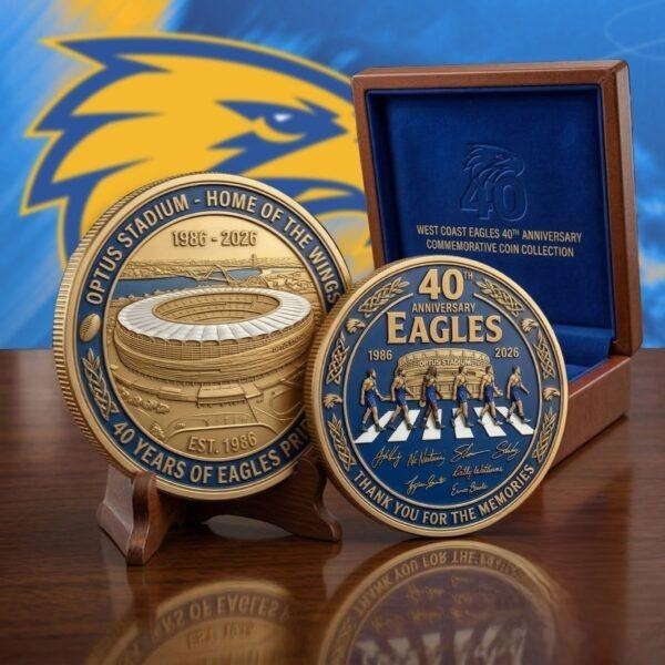 West Coast Eagles 40th Anniversary Commemorative Coin