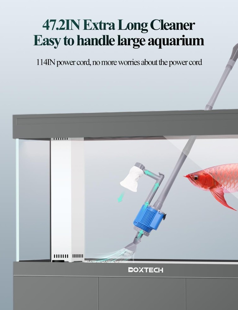 Powerful Submersible Aquarium Maintenance Tool - Adjustable & Multi-Functional