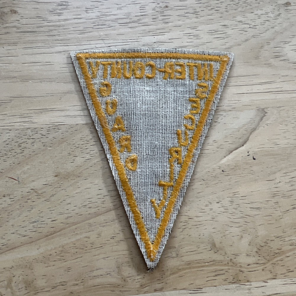 VTG Rare Inter-county Fla Security Guard Patch New