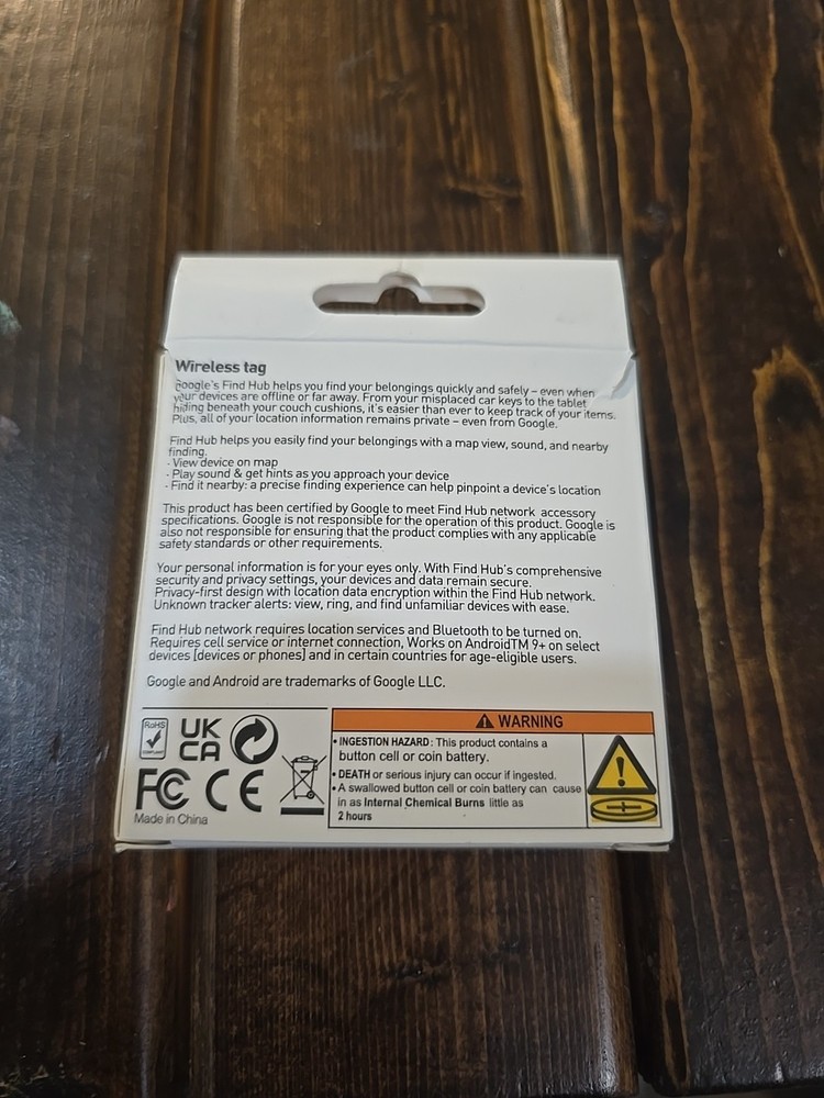 Android Air Tags Smart Bluetooth Tracker with Google Find Hub