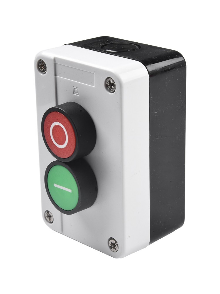 Ergonomic Push Button Station Switch with Box for Remote Motor Control