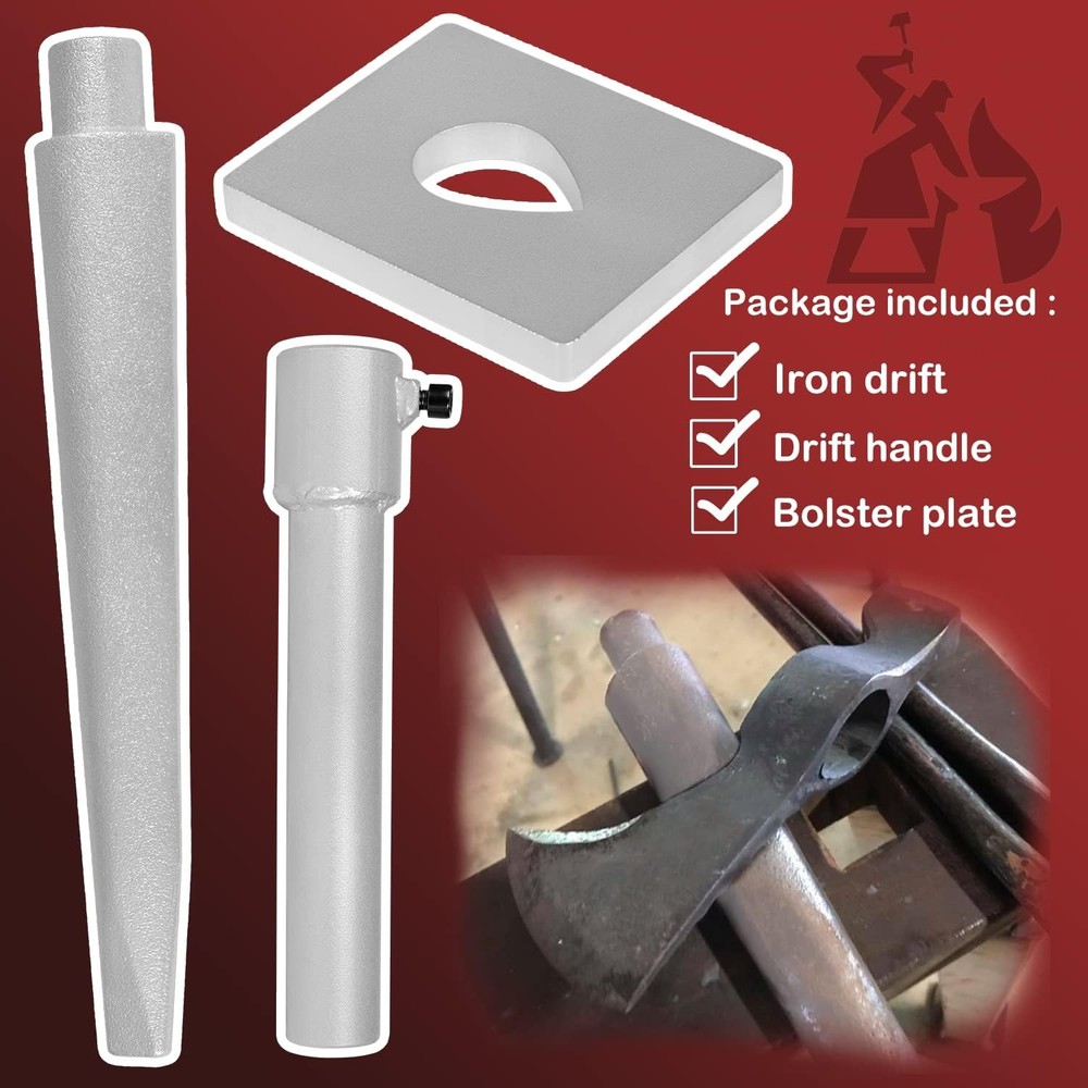 Blacksmith Tomahawk Drift Set, for Blacksmithing Hand-Made Tomahawk/Hammer Drift